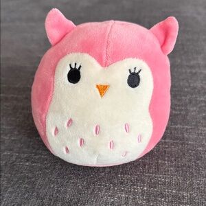 Squishmallows Francesca the Owl Pink and Cream Owl Plush Toy